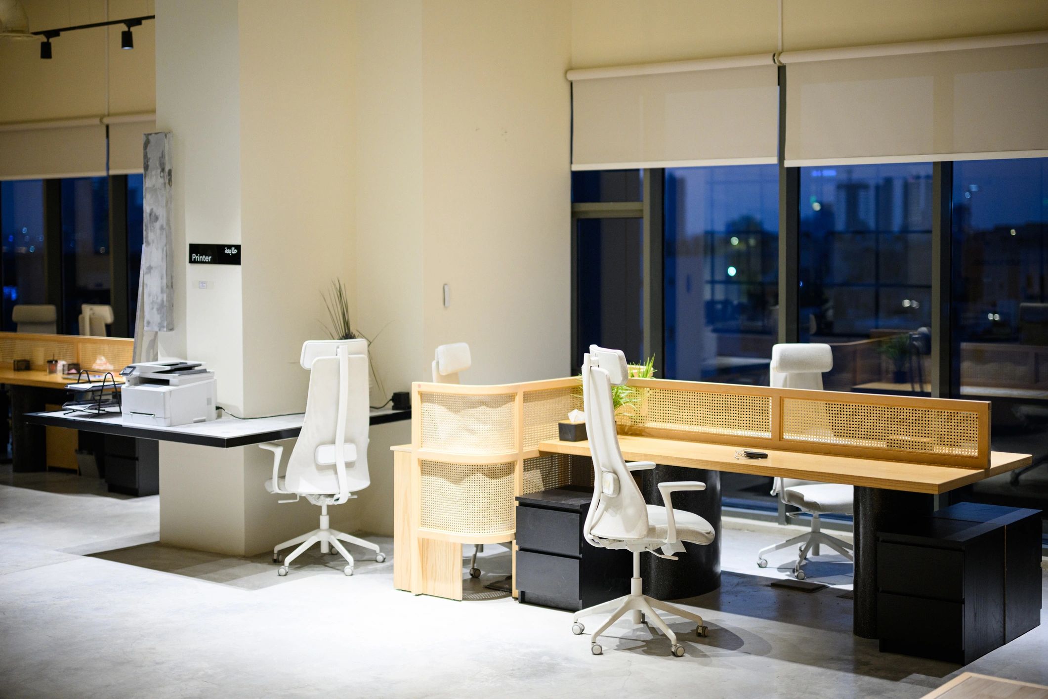 Modern advisory office interior